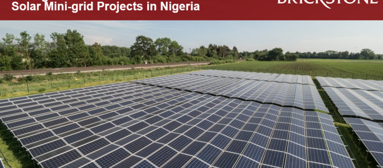 Solar Mini-grids in Nigeria