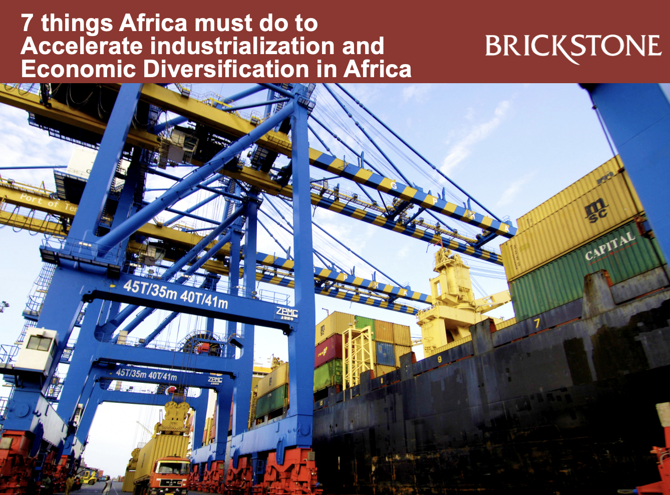 Accelerating African Industrial Development