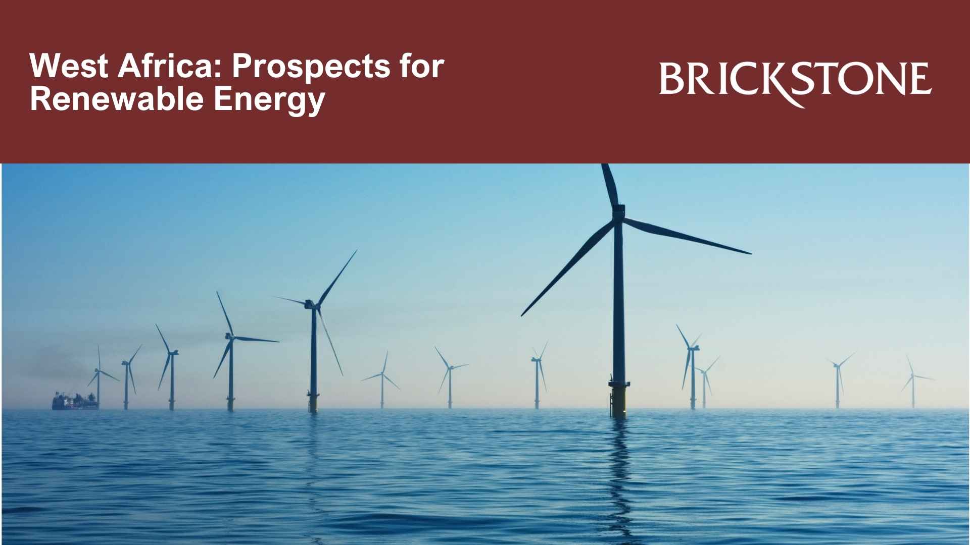 West Africa: Prospects for Renewable Energy